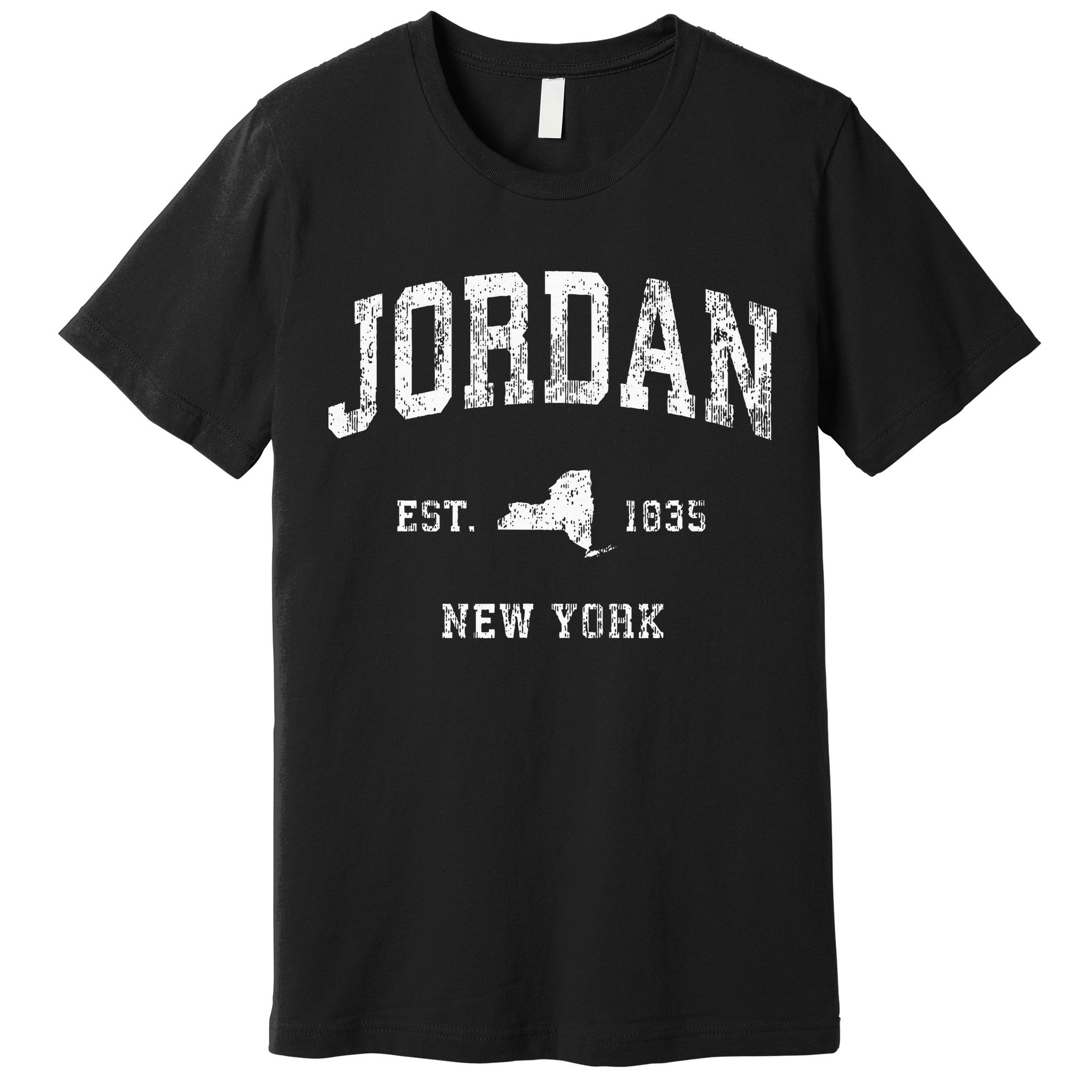 Jordan New York Ny Vintage Athletic Premium T-Shirt