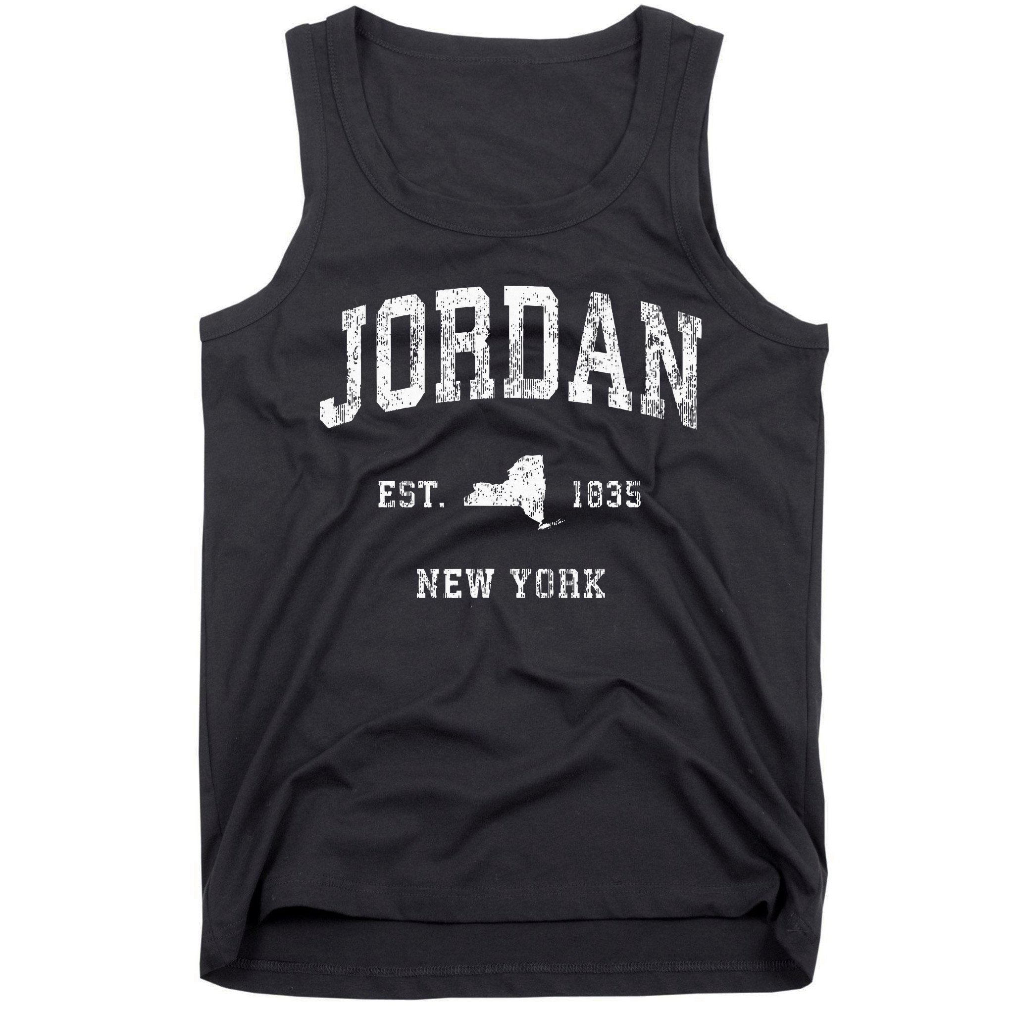 Jordan New York Ny Vintage Athletic Tank Top