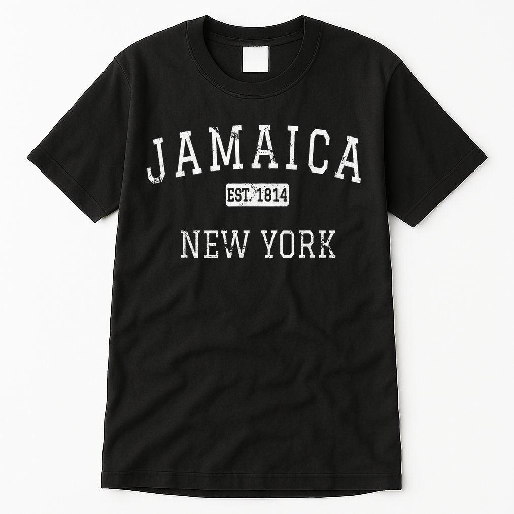 Jamaica New York Queens Ny Vintage Tall T-Shirt