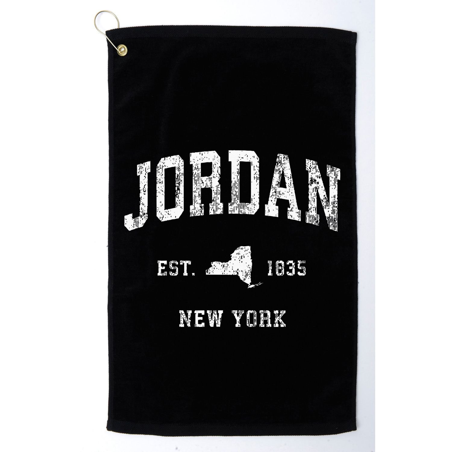Jordan New York Ny Vintage Athletic Sports Design Golf Towel