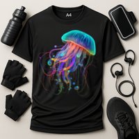Jellyfish Ocean Animal Scuba Diving Jelly Fish Cooling Performance Crew T-Shirt