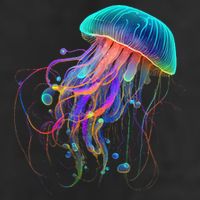 Jellyfish Ocean Animal Scuba Diving Jelly Fish Adult Drive Performance Visor