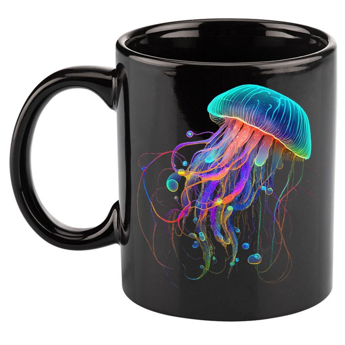Jellyfish Ocean Animal Scuba Diving Jelly Fish 11oz C Handle Ceramic Mug
