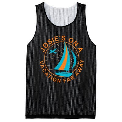 Josies On A Vacation Far Away Mesh Reversible Basketball Jersey Tank