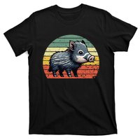 Javelina On A Vintage Sunset Javelina T-Shirt