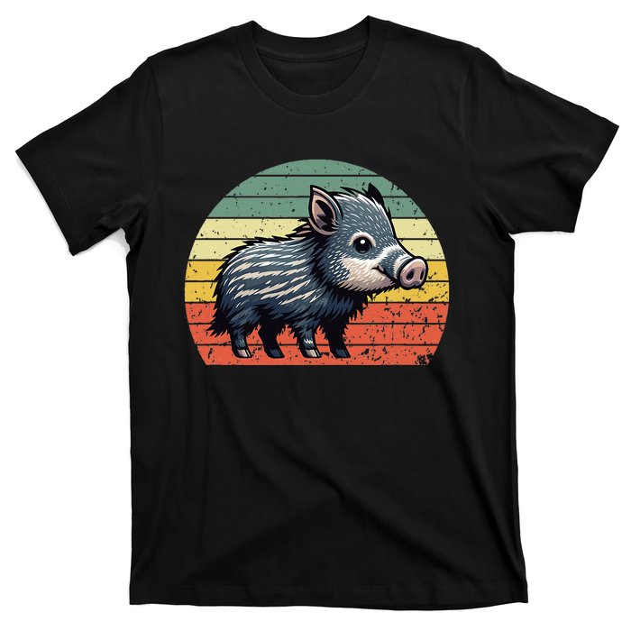 Javelina On A Vintage Sunset Javelina T-Shirt