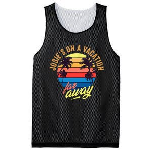 JosieS On A Vacation Far Away Quote Mesh Reversible Basketball Jersey Tank