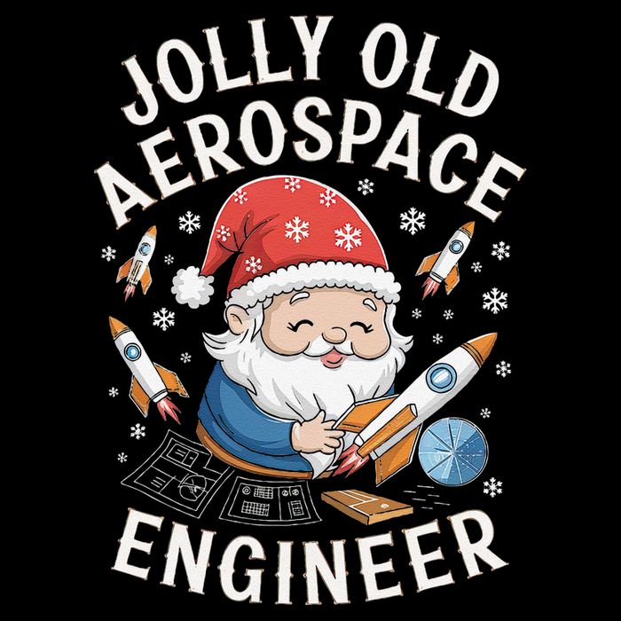 Jolly Old Aerospace Engineer Christmas Gnome Impact Tech Backpack