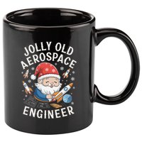 Jolly Old Aerospace Engineer Christmas Gnome 11oz C Handle Ceramic Mug