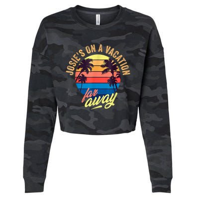 Josie's On A Vacation Far Away Cropped Pullover Crew