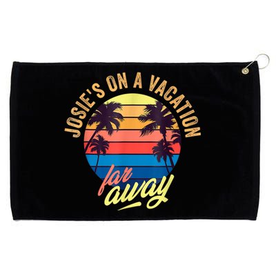 Josie's On A Vacation Far Away Grommeted Golf Towel