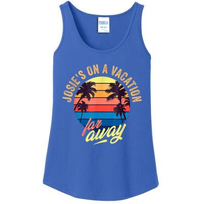 Josie's On A Vacation Far Away Ladies Essential Tank