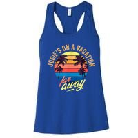 Josie's On A Vacation Far Away Women's Racerback Tank