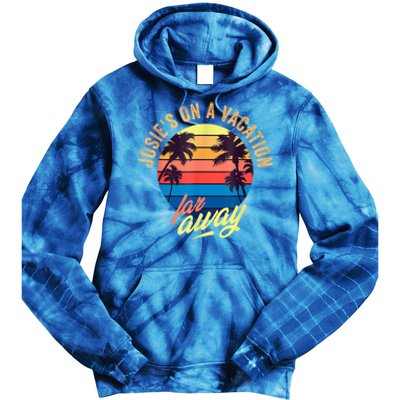 Josie's On A Vacation Far Away Tie Dye Hoodie