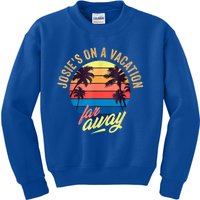 Josie's On A Vacation Far Away Kids Sweatshirt