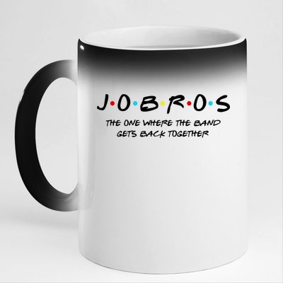 Jobros The One Where The Band Get Back Together 11oz Black Color Changing Mug