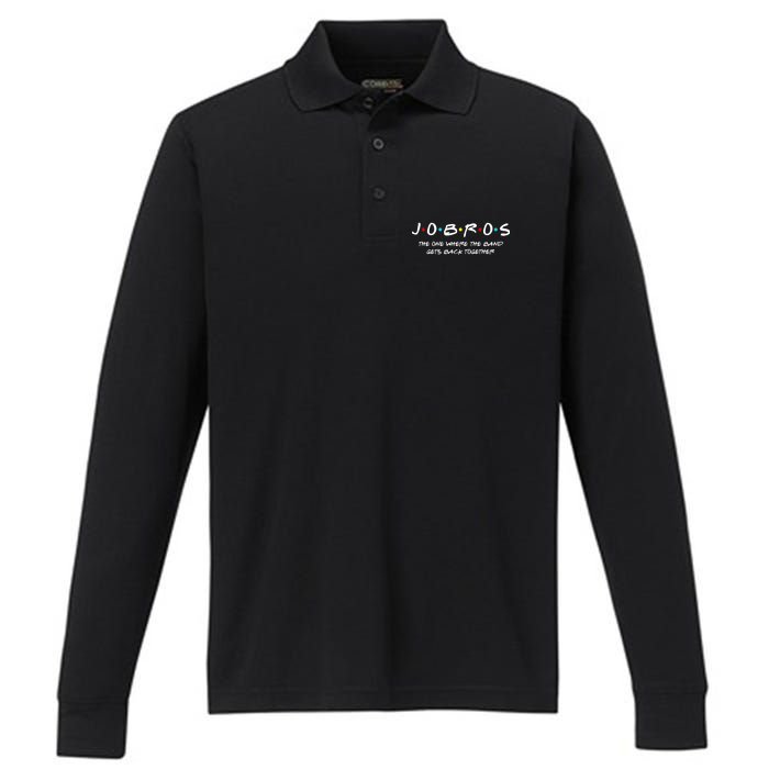 Jobros The One Where The Band Get Back Together Performance Long Sleeve Polo