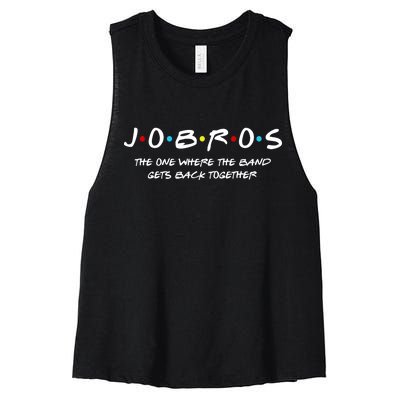 Jobros The One Where The Band Get Back Together Women's Racerback Cropped Tank