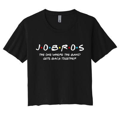 Jobros The One Where The Band Get Back Together Women's Crop Top Tee