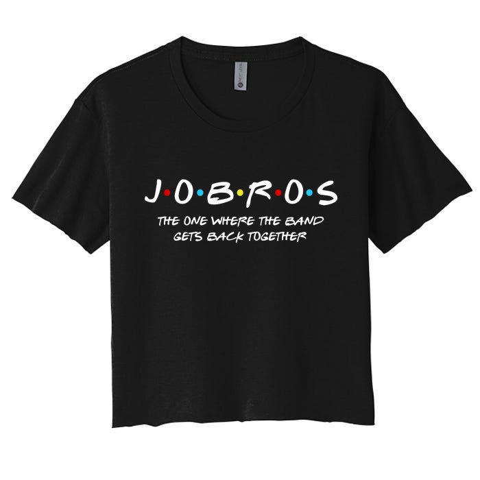 Jobros The One Where The Band Get Back Together Women's Crop Top Tee