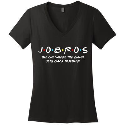 Jobros The One Where The Band Get Back Together Women's V-Neck T-Shirt