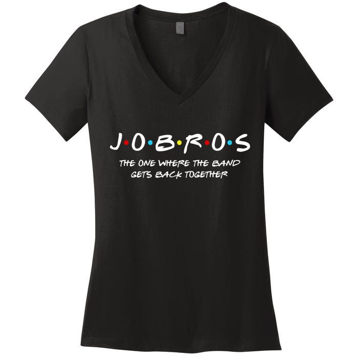 Jobros The One Where The Band Get Back Together Women's V-Neck T-Shirt