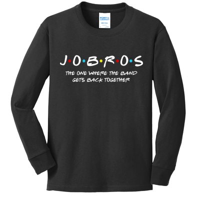 Jobros The One Where The Band Get Back Together Kids Long Sleeve Shirt