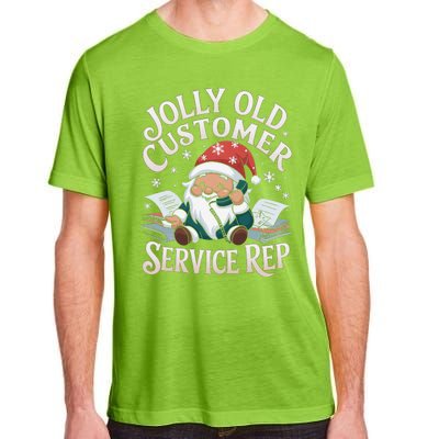 Jolly Old Customer Service Rep Gnome Adult ChromaSoft Performance T-Shirt