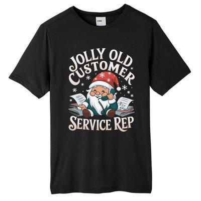 Jolly Old Customer Service Rep Gnome Tall Fusion ChromaSoft Performance T-Shirt