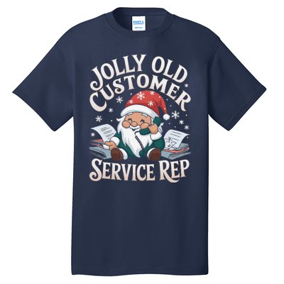 Jolly Old Customer Service Rep Gnome Tall T-Shirt