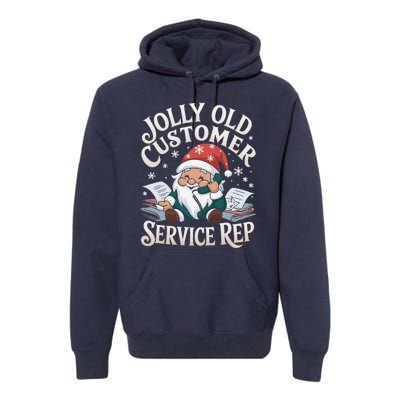 Jolly Old Customer Service Rep Gnome Premium Hoodie