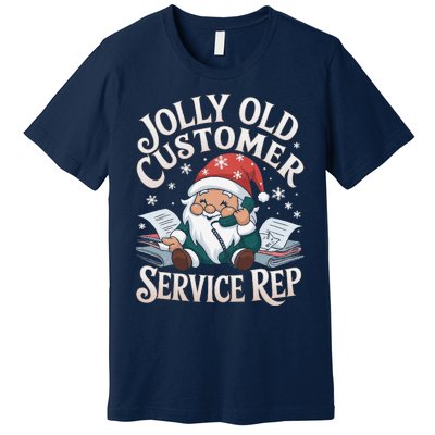 Jolly Old Customer Service Rep Gnome Premium T-Shirt