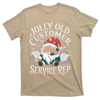 Jolly Old Customer Service Rep Gnome T-Shirt