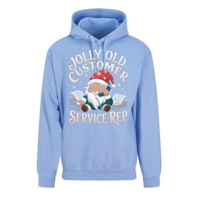 Jolly Old Customer Service Rep Gnome Unisex Surf Hoodie