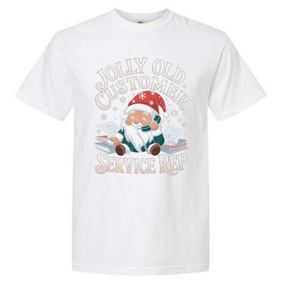 Jolly Old Customer Service Rep Gnome Garment-Dyed Heavyweight T-Shirt