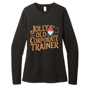 Jolly Old Corporate Trainer Christmas Gnome Womens CVC Long Sleeve Shirt