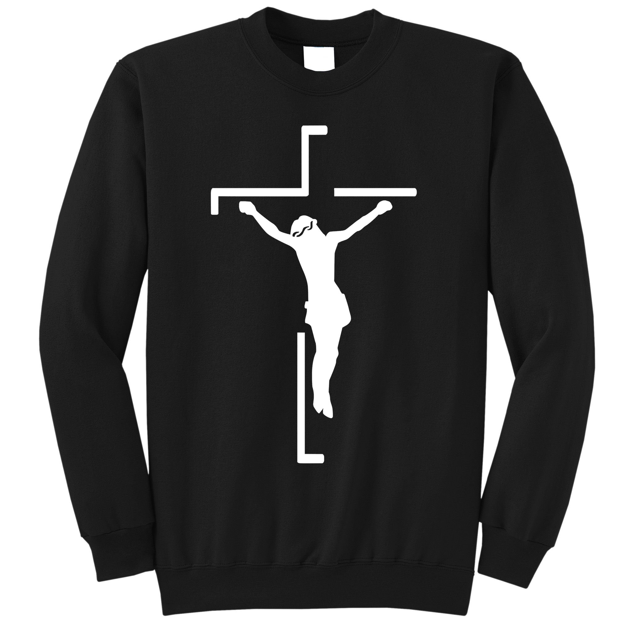 Jesus On Cross Sweatshirt