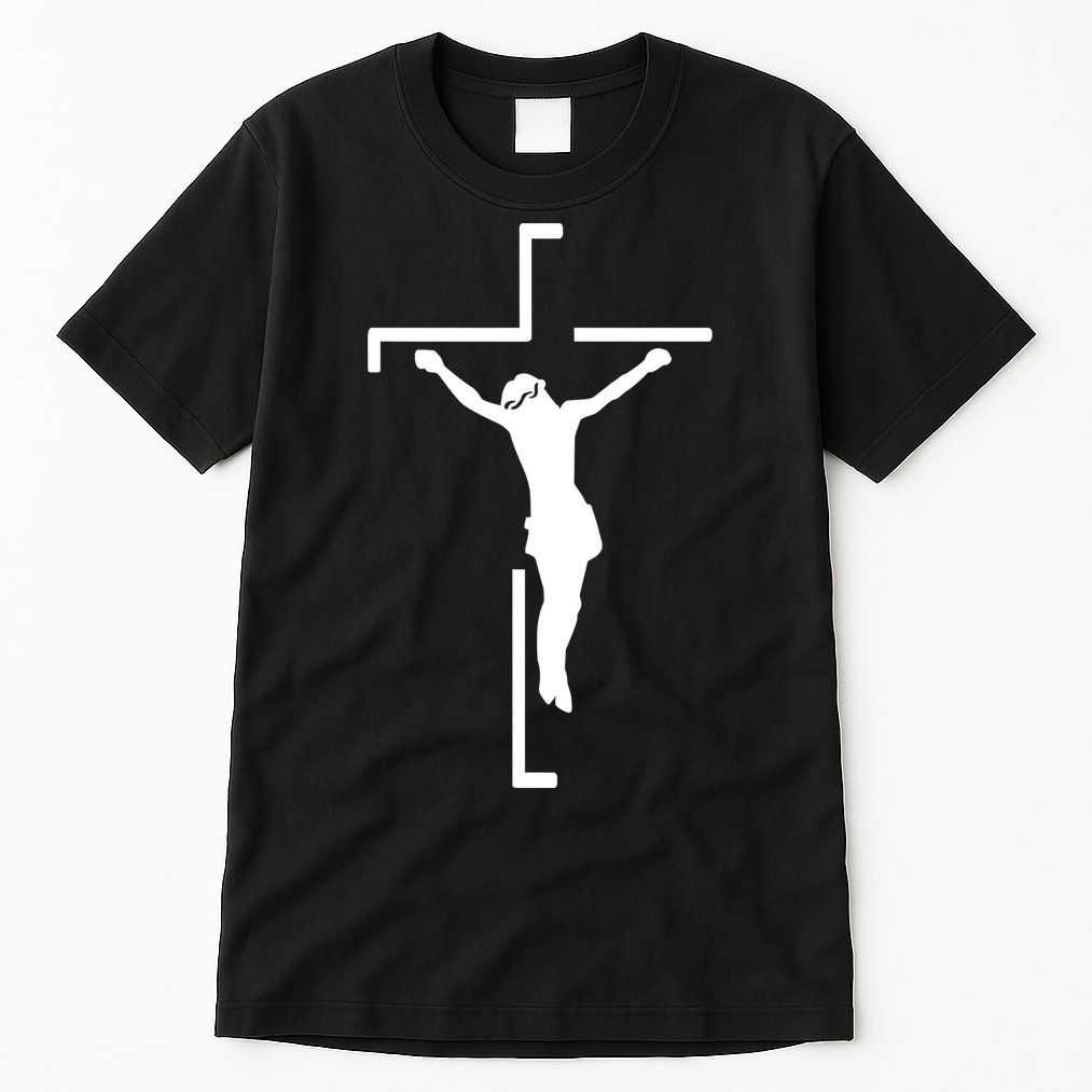 Jesus On Cross Tall T-Shirt