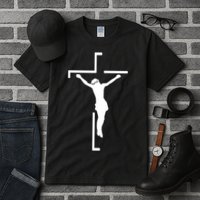 Jesus On Cross Tall T-Shirt