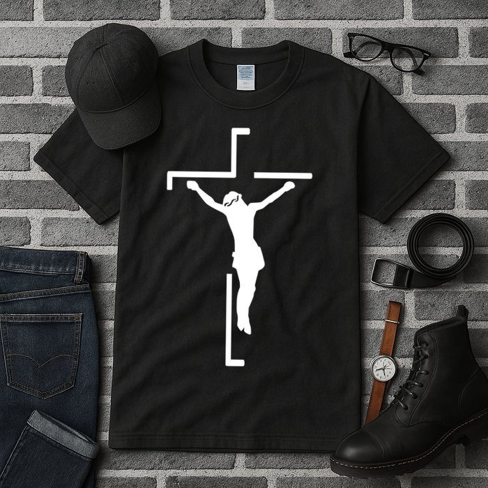 Jesus On Cross Tall T-Shirt