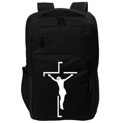Jesus On Cross Impact Tech Backpack