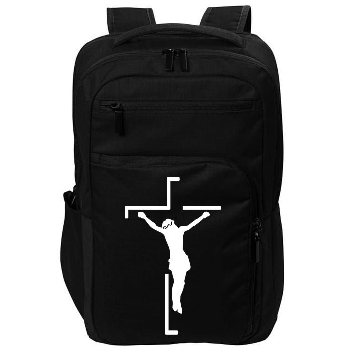 Jesus On Cross Impact Tech Backpack