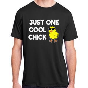 Just One Cool Chick Women Chick Easter Adult ChromaSoft Performance T-Shirt