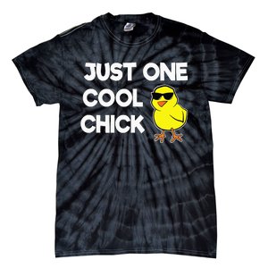 Just One Cool Chick Women Chick Easter Tie-Dye T-Shirt