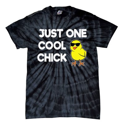 Just One Cool Chick Women Chick Easter Tie-Dye T-Shirt