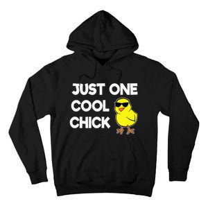 Just One Cool Chick Women Chick Easter Tall Hoodie