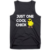 Just One Cool Chick Women Chick Easter Tank Top