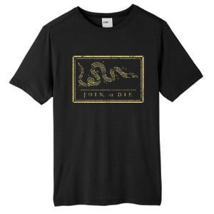 Join Or Die American History 1754 Thirn Colonies Tall Fusion ChromaSoft Performance T-Shirt