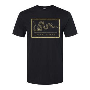 Join Or Die American History 1754 Thirn Colonies Softstyle CVC T-Shirt