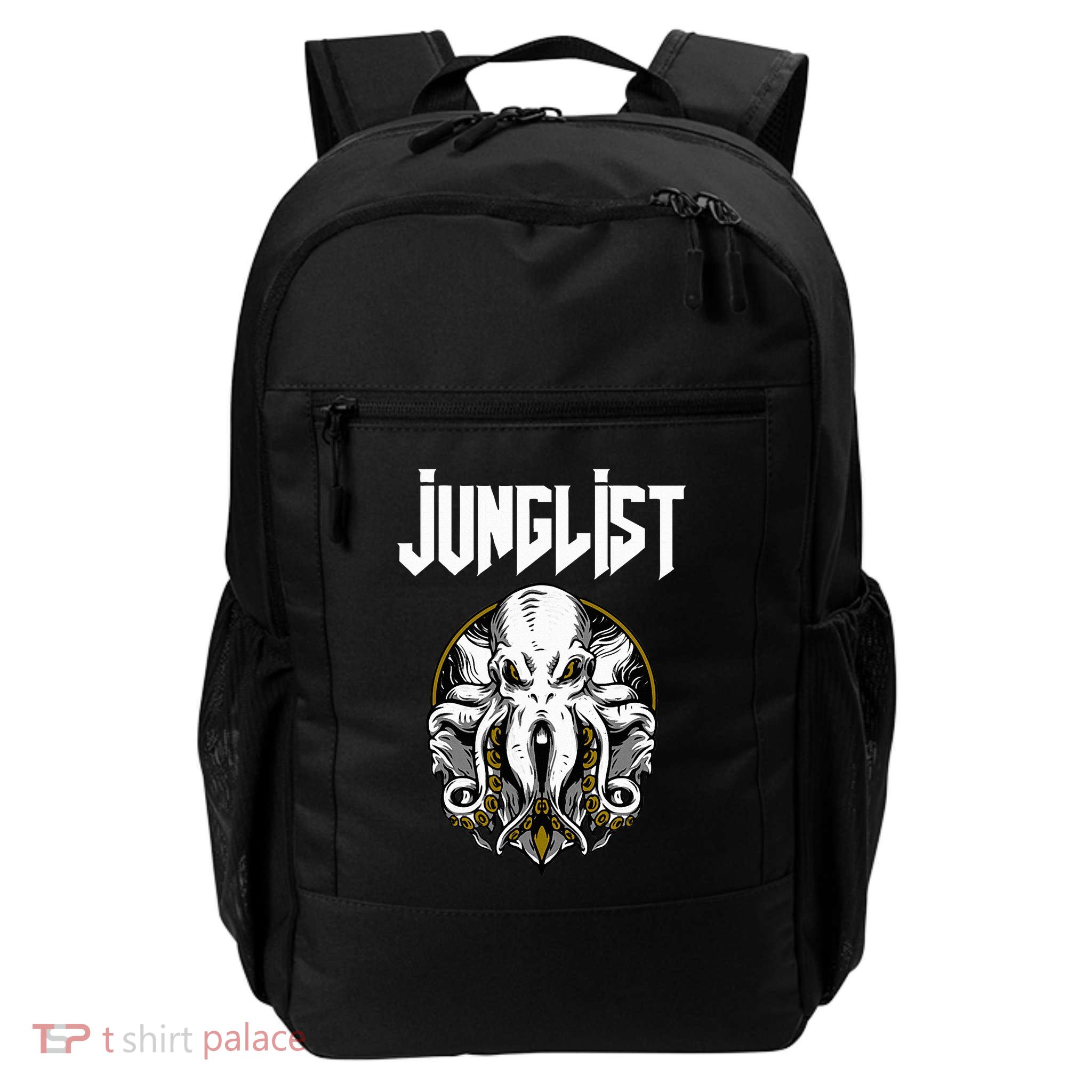 Junglist Octopus Dnb Rave Drum And Bass Squid Daily Commute Backpack